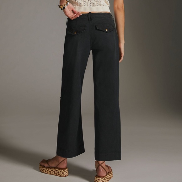 Anthropologie Black Cropped Jeans - Picture 3 of 8